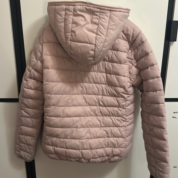 Save the Duck - Eco Friendly Animal Free Puffer with Sherpa Lining. Size 14 - Picture 4 of 5